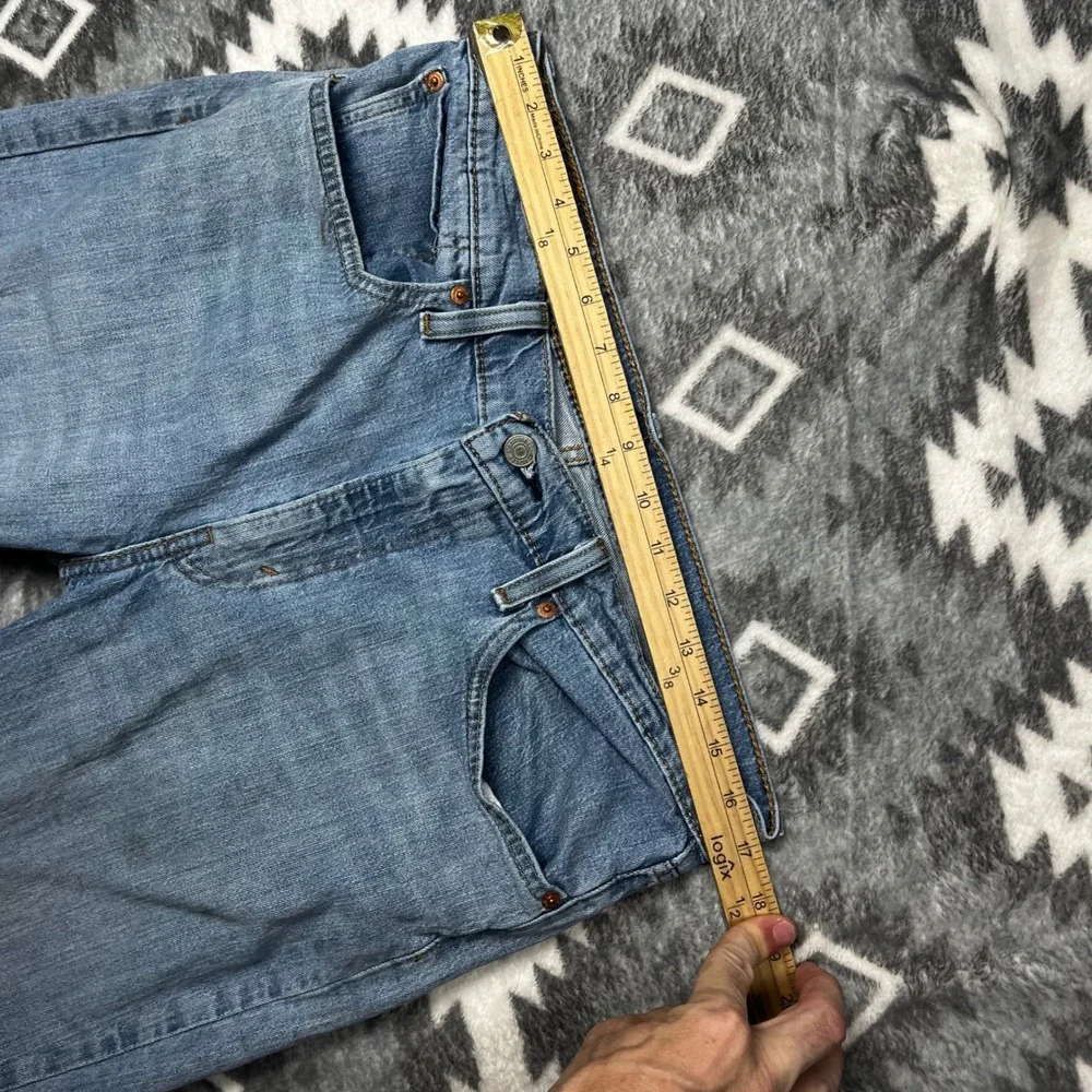 Levis 527 Slim Bootcut Jeans Mens 34x30 Blue Denim Pants Medium Wash